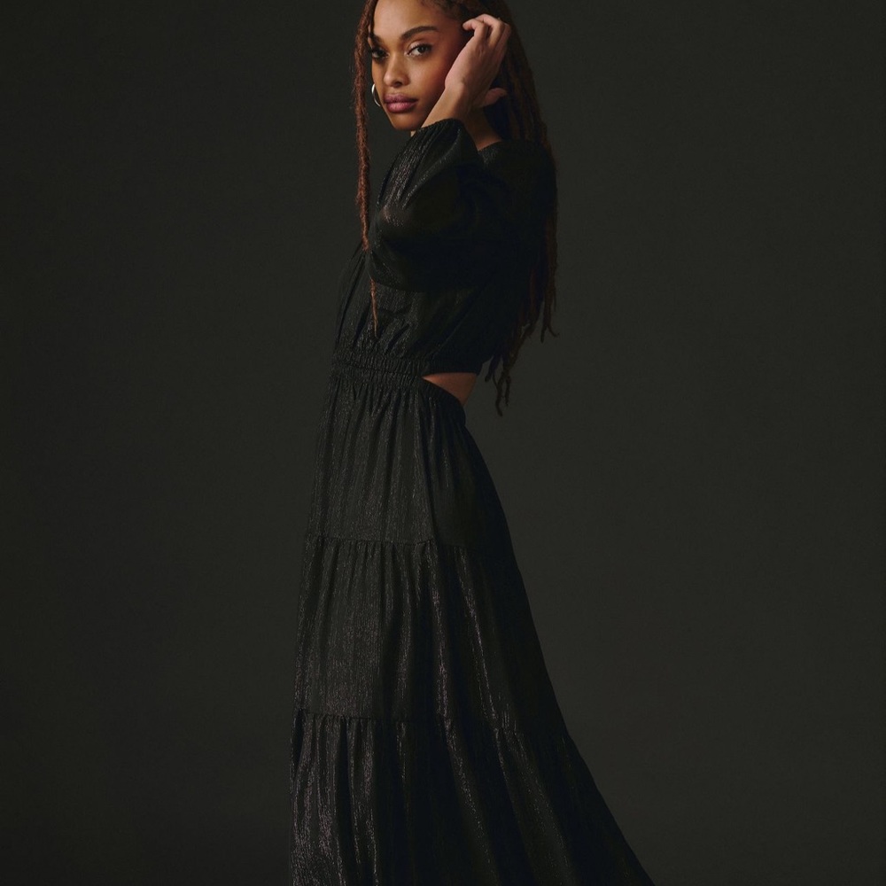 Anthropologie Moon River crewneck midi dress 👗 - Picture 2 of 6